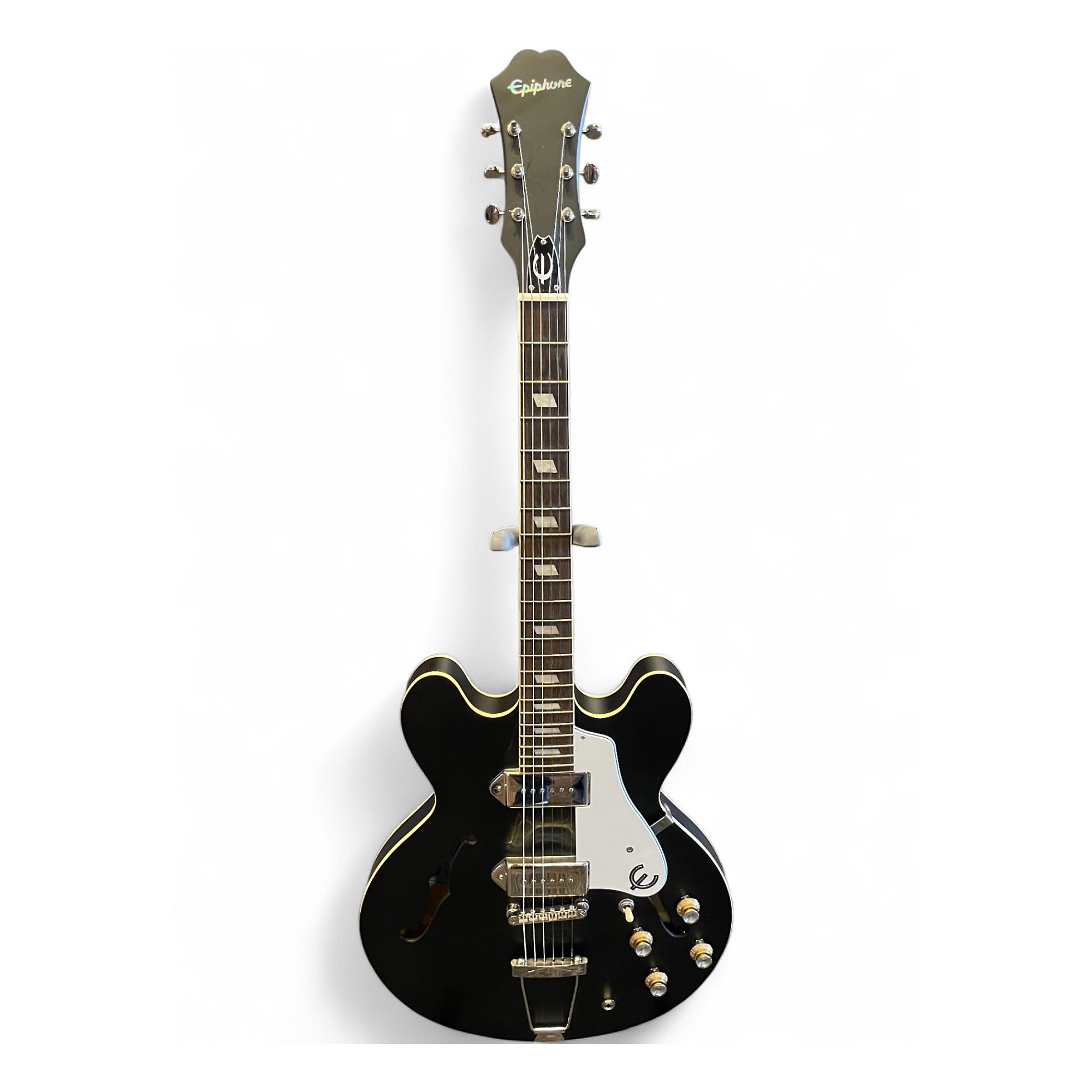 Used Epiphone CASINO WORTH Black Hollow Body Electric Guitar Black