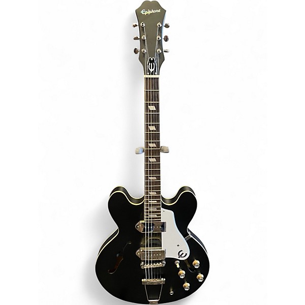 Used Epiphone CASINO WORTH Black Hollow Body Electric Guitar