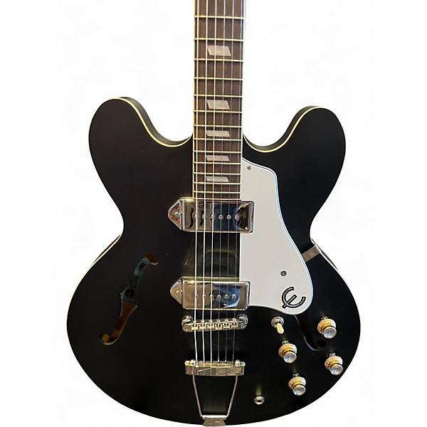 Used Epiphone CASINO WORTH Black Hollow Body Electric Guitar