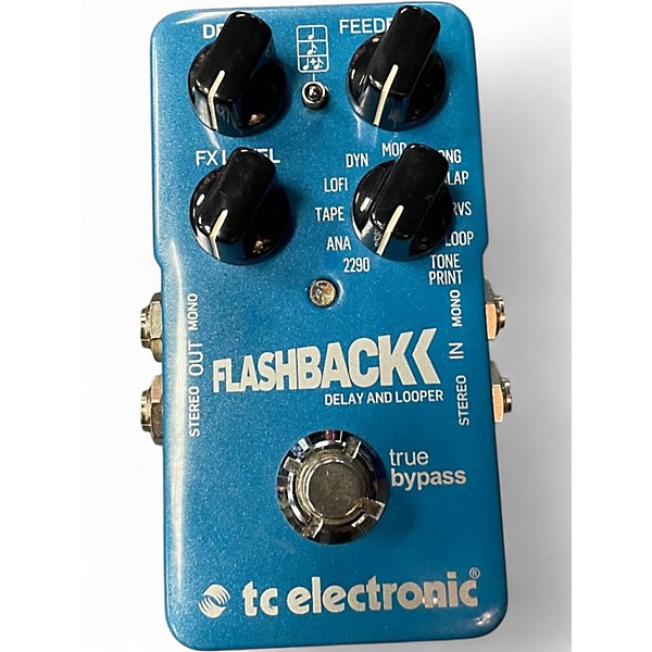 Used TC Electronic FLASHBACK DELAY AND LOOPER Effect Pedal