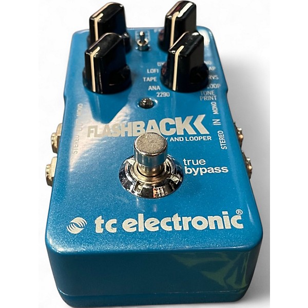 Used TC Electronic FLASHBACK DELAY AND LOOPER Effect Pedal
