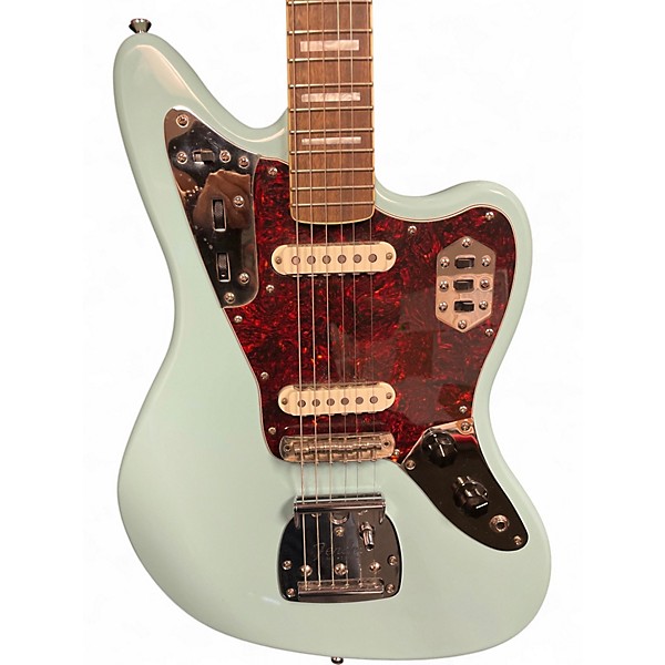 Used Squier CLASSIC VIBE 1970'S JAGUAR Daphne Blue Solid Body Electric Guitar