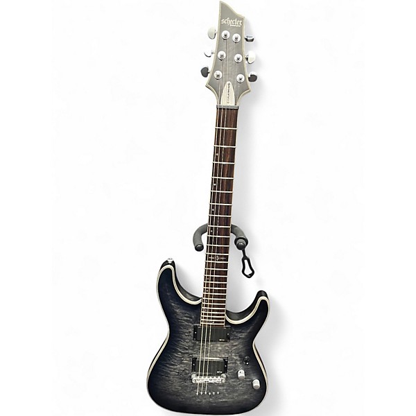 Used Schecter Guitar Research diamond series c1 platinum Trans Gray Solid Body Electric Guitar