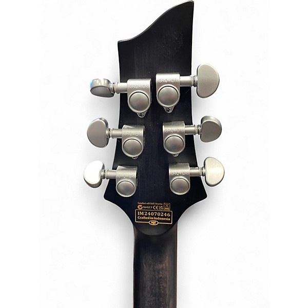 Used Schecter Guitar Research diamond series c1 platinum Trans Gray Solid Body Electric Guitar