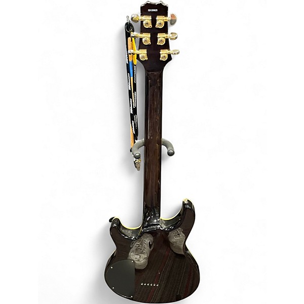 Used HP Signature EXP Black and Gold Solid Body Electric Guitar