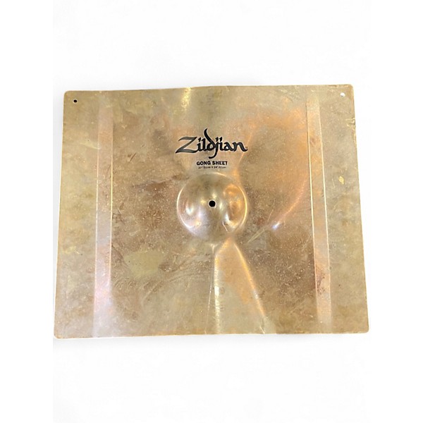 Used Zildjian 24X20 gong sheet Cymbal