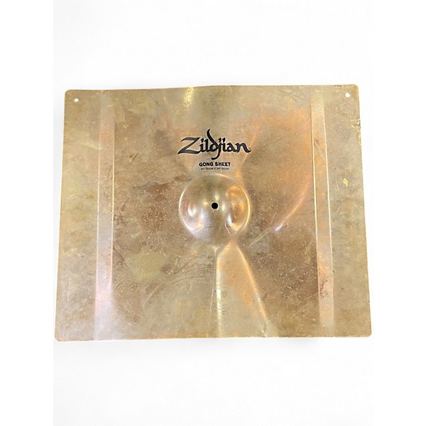 Used Zildjian 24X20 gong sheet Cymbal