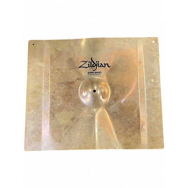 Used Zildjian 24X20 gong sheet Cymbal