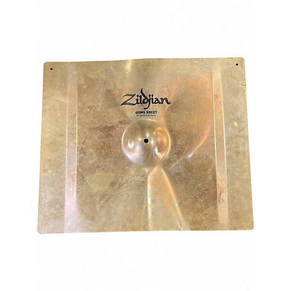 Used Zildjian 24X20 gong sheet Cymbal