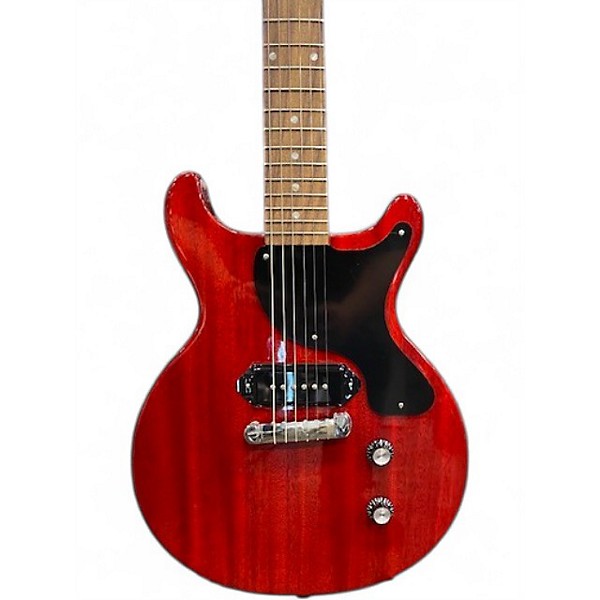 Used Gibson Les Paul Junior Cherry Solid Body Electric Guitar