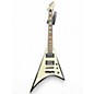 Used Gcd V Guitar White Solid Body Electric Guitar thumbnail