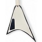 Used Gcd V Guitar White Solid Body Electric Guitar