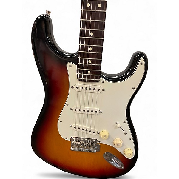Used Fender Highway One Stratocaster 3 Color Sunburst Solid Body Electric Guitar