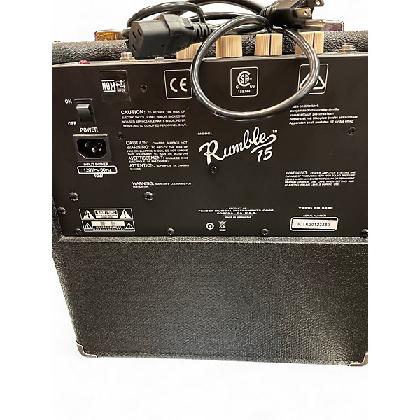 Used Fender Rumble 15 15W 1X8 Bass Combo Amp