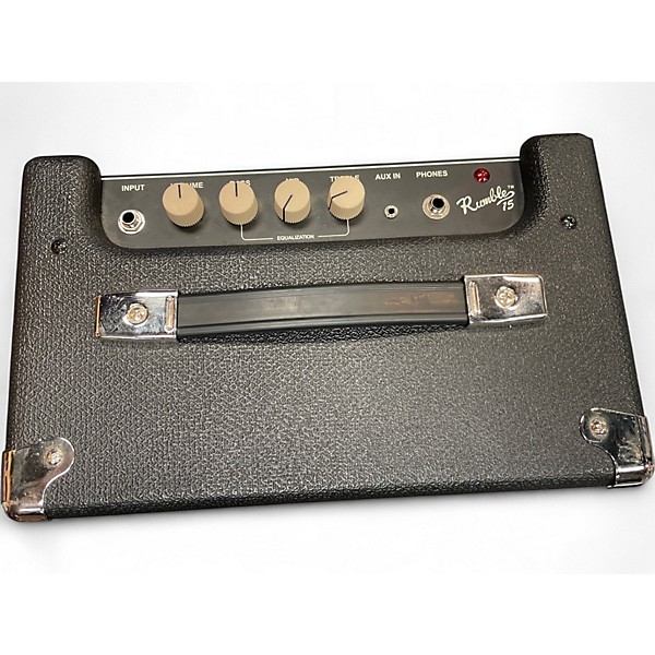 Used Fender Rumble 15 15W 1X8 Bass Combo Amp