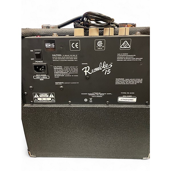 Used Fender Rumble 15 15W 1X8 Bass Combo Amp