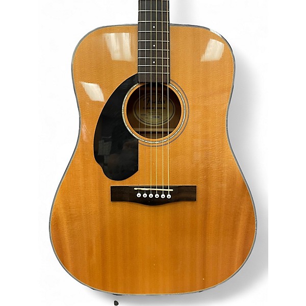 Used Fender CD60LH Natural Acoustic Guitar