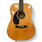 Used Fender CD60LH Natural Acoustic Guitar