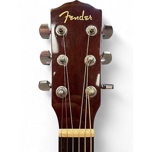 Used Fender CD60LH Natural Acoustic Guitar