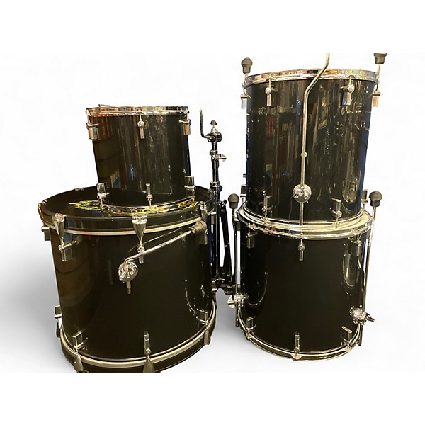 Used SONOR 4 Piece Phil Rudd 4 Piece Black Drum Kit