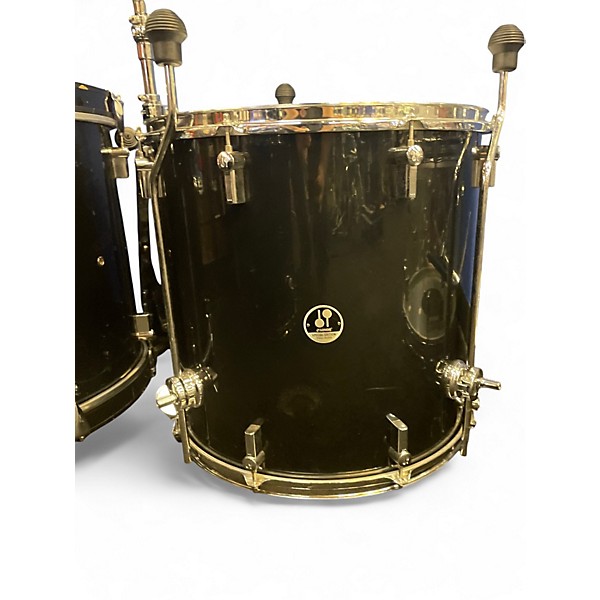 Used SONOR 4 Piece Phil Rudd 4 Piece Black Drum Kit
