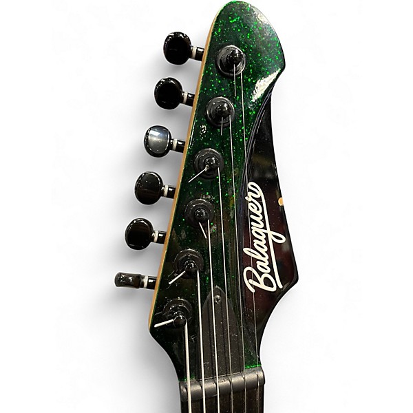 Used Balaguer Espada Exclusive Emerald Green Solid Body Electric Guitar