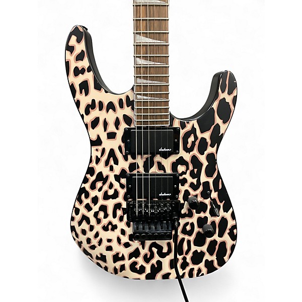 Used Jackson X SERIES SLX DX Black and Yellow Solid Body Electric Guitar