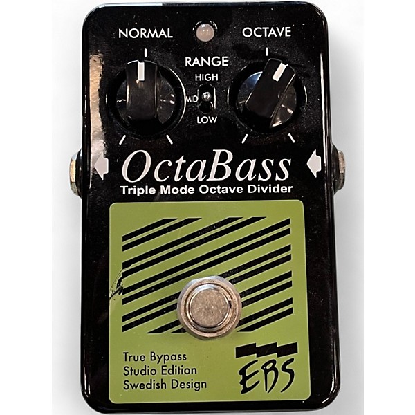 Used EBS Octabass Triple Mode Bass Octave Divider Bass Effect Pedal