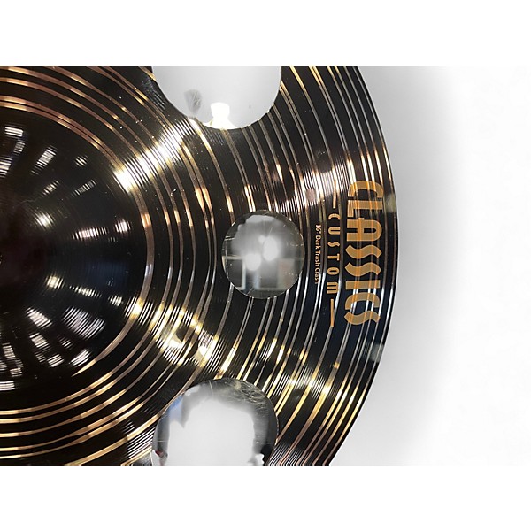 Used MEINL 16in Dark Trash Crash Cymbal