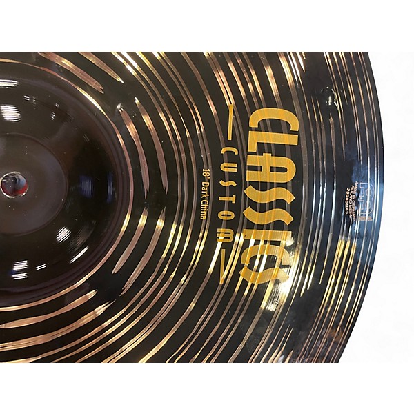 Used MEINL 18in Custom Classic Dark China Cymbal