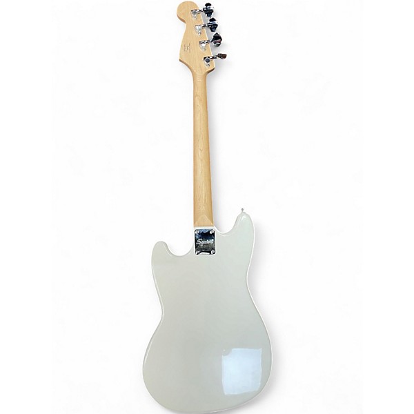 Used Squier BRONCO BASS Alpine White Electric Bass Guitar