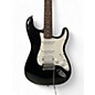 Used Starcaster by Fender Stratocaster Black Solid Body Electric Guitar
