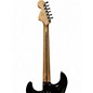 Used Starcaster by Fender Stratocaster Black Solid Body Electric Guitar