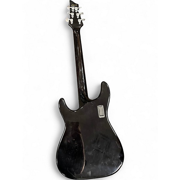 Used Schecter Guitar Research C1 EA Trans Black Hollow Body Electric Guitar