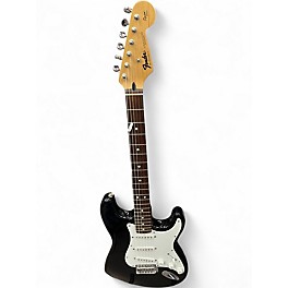 Used Fender Standard Stratocaster Black Solid Body Electric Guitar