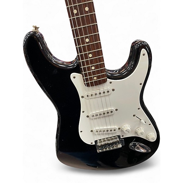 Used Fender Standard Stratocaster Black Solid Body Electric Guitar