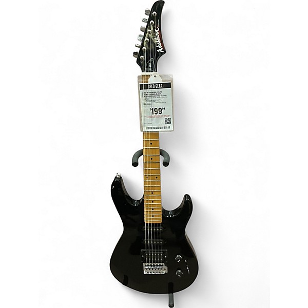 Used Washburn KCLTD Chicago Series Black Solid Body Electric Guitar