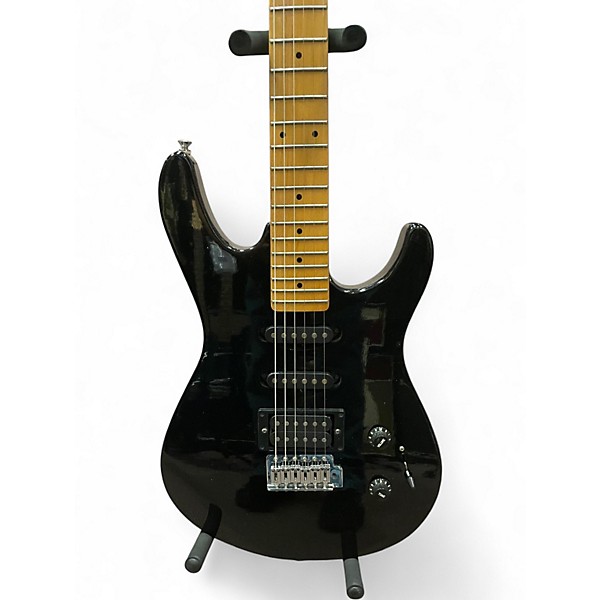 Used Washburn KCLTD Chicago Series Black Solid Body Electric Guitar