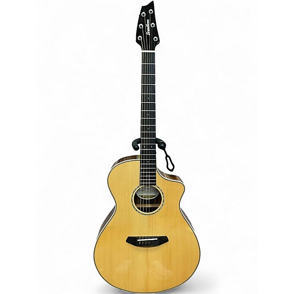 Used Breedlove Pursuit Concert Natural Acoustic Electric Guitar