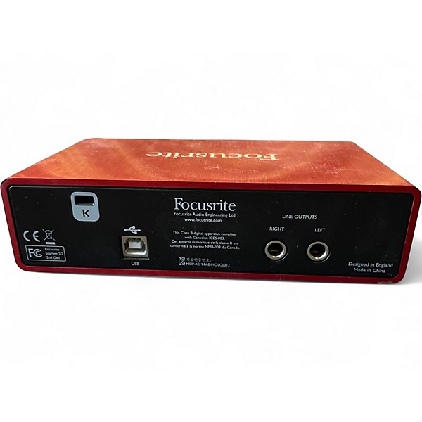 Used Focusrite Scarlett 2i2 Gen 2 Audio Interface