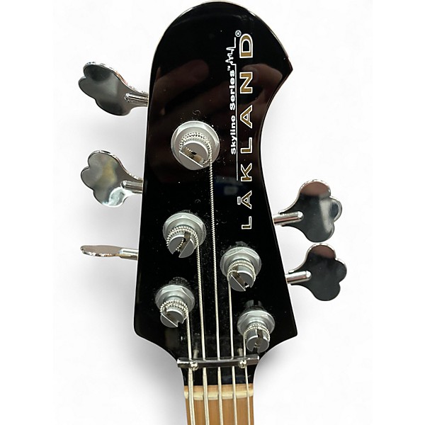 Used Lakland 55-02 Skyline Series 5 String Emerald Green Electric Bass Guitar