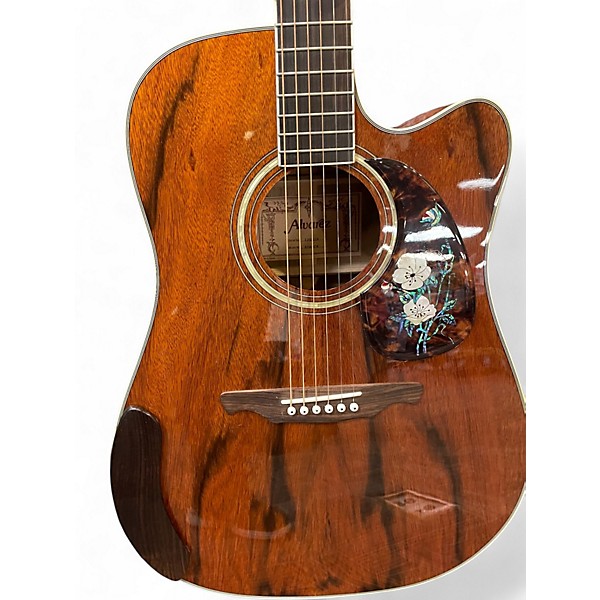 Used Alvarez AD60CK Natural Acoustic Guitar