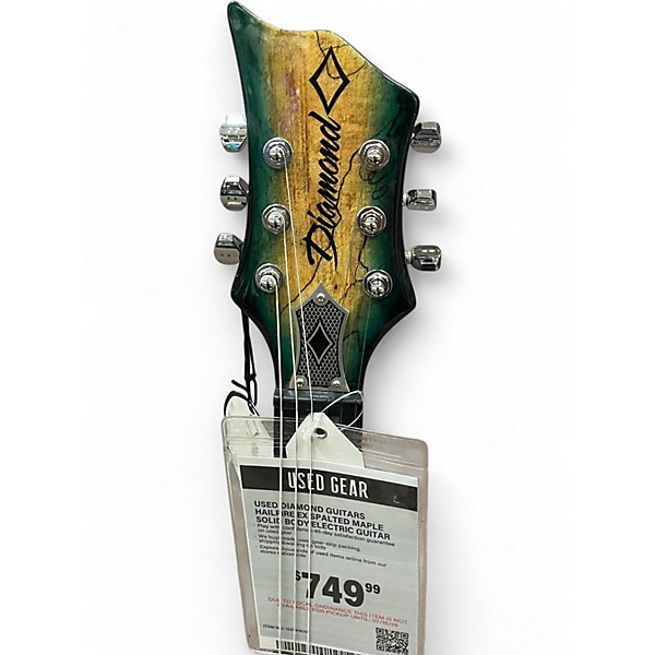 Used Diamond Guitars Hailfire EX Spalted Maple Solid Body Electric Guitar