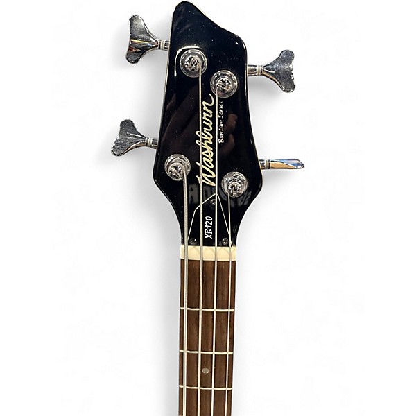 Used Washburn XB120 Black Electric Bass Guitar