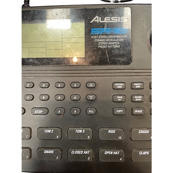 Used Alesis SR16 Drum Machine Electric Drum Module