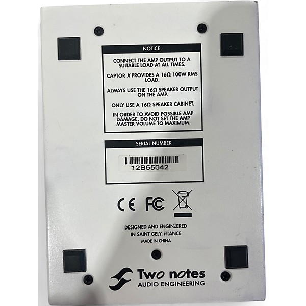 Used Two Notes AUDIO ENGINEERING TORPEDO CAPTOR Power Attenuator