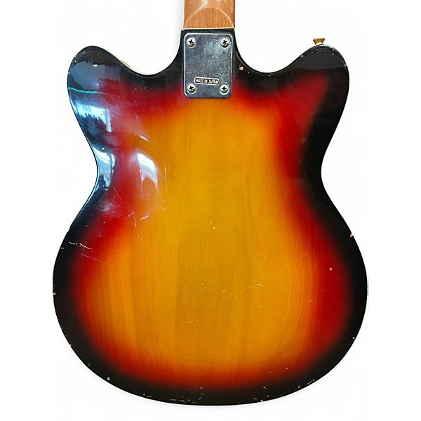 Used Tiesco checkmate 2 Color Sunburst Hollow Body Electric Guitar
