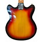 Used Tiesco checkmate 2 Color Sunburst Hollow Body Electric Guitar