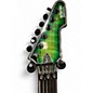 Used Schecter Guitar Research E-1 FR SUSTAIN Apple Green Solid Body Electric Guitar
