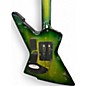 Used Schecter Guitar Research E-1 FR SUSTAIN Apple Green Solid Body Electric Guitar